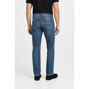 7 For All Mankind Jeans Mens 30 Blue Straight Leg Hemmed Faded Classic Modern